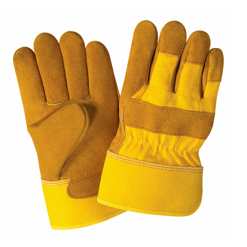 LG002 Guantes de trabajo protectores con puño de goma