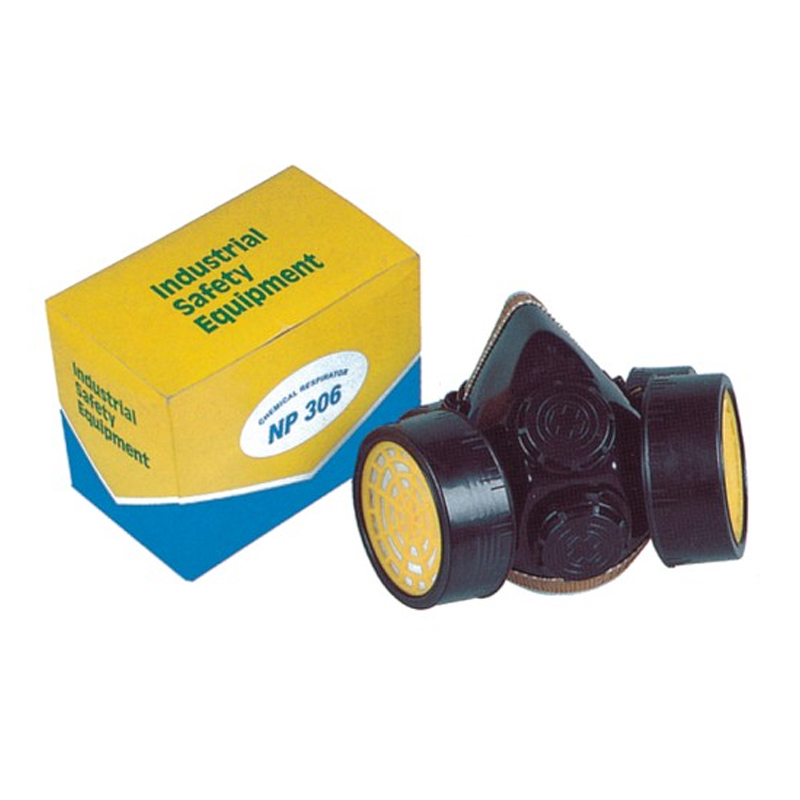 DM115 Máscara respiradora química con doble filtro