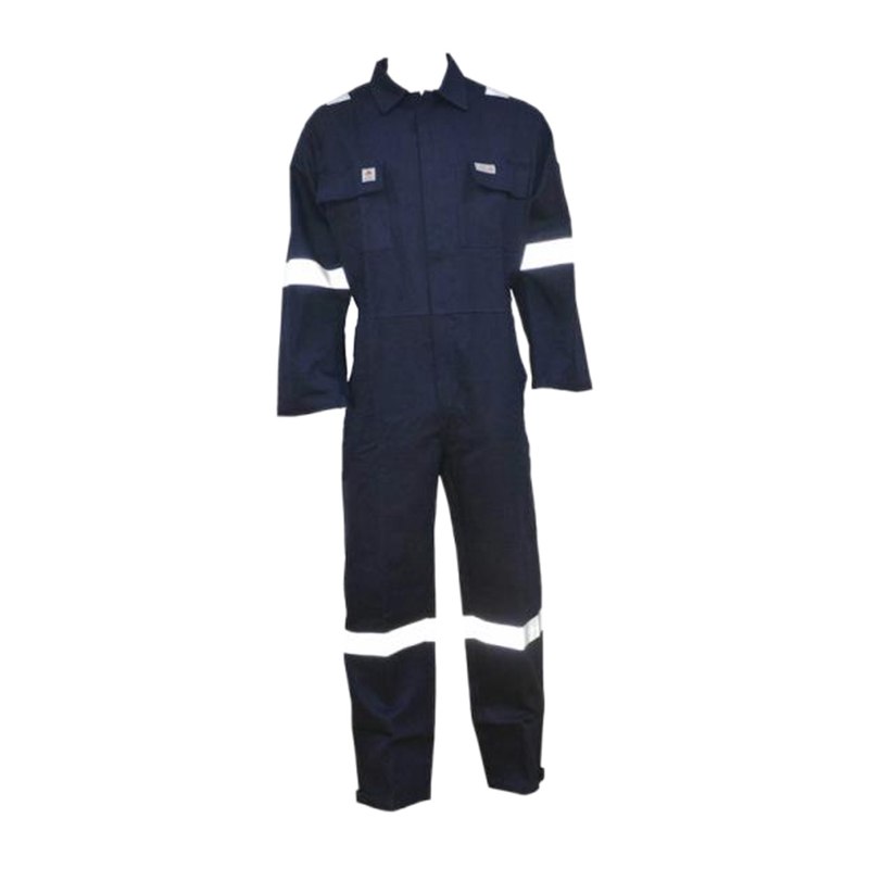 F08 Ropa de trabajo protectora ignífuga con múltiples bolsillos y cintura elástica