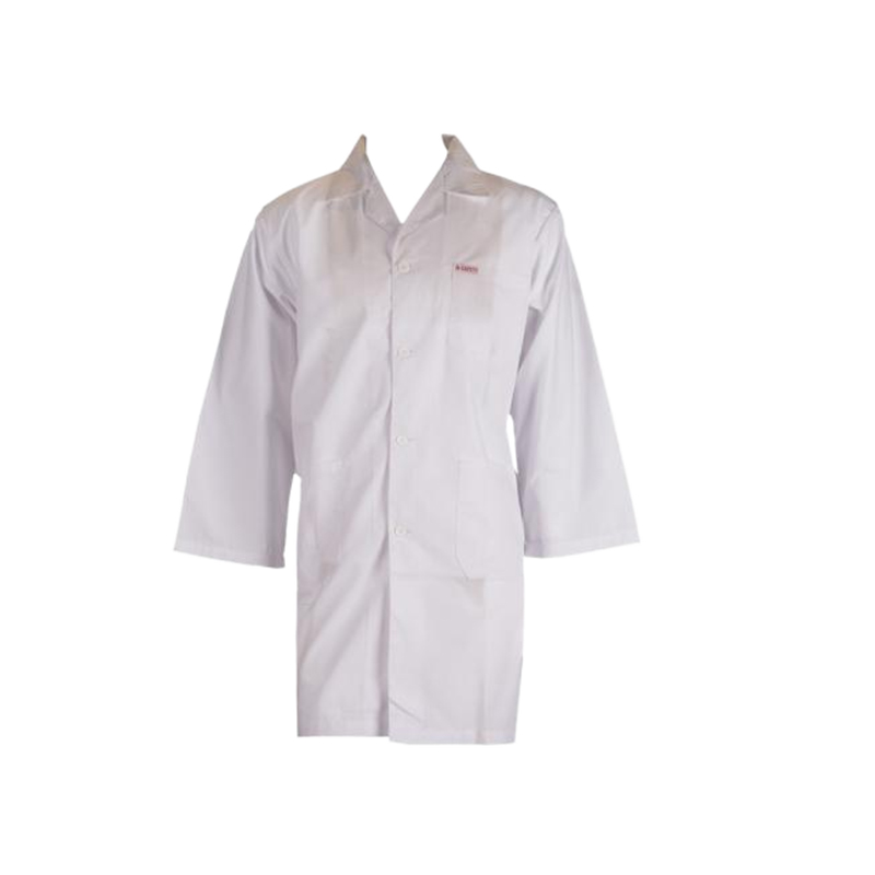J05 Chaqueta protectora para laboratorio y hospital de sarga poliéster/algodón