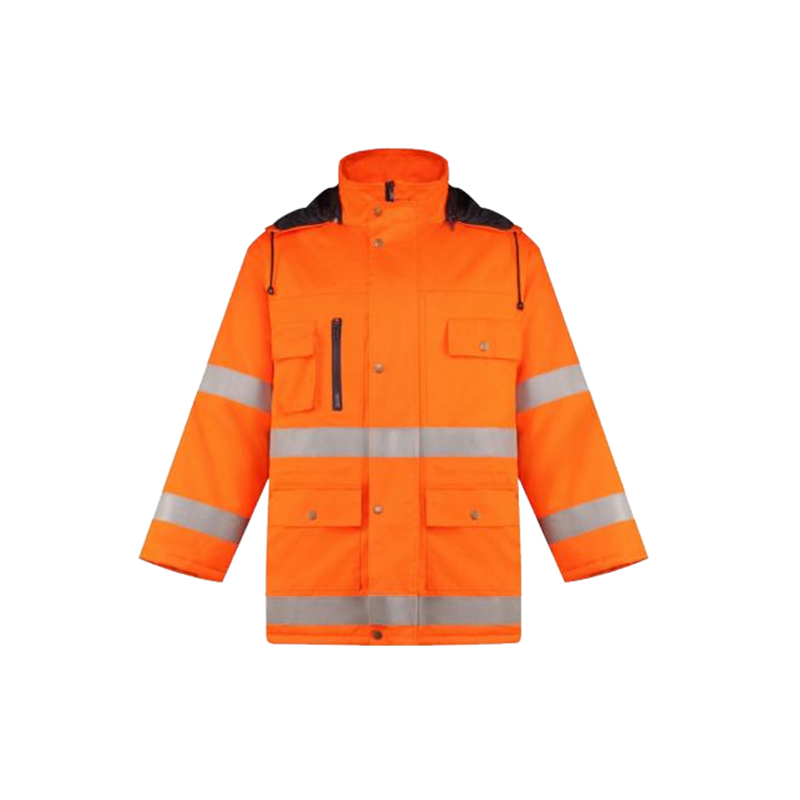P04 Chaqueta de trabajo impermeable y transpirable con capucha ajustable