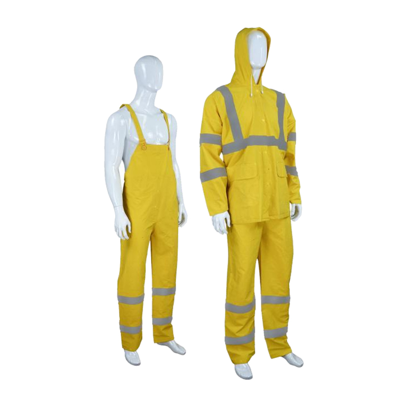 RC001BR Impermeable con peto resistente al agua de PVC de alta resistencia