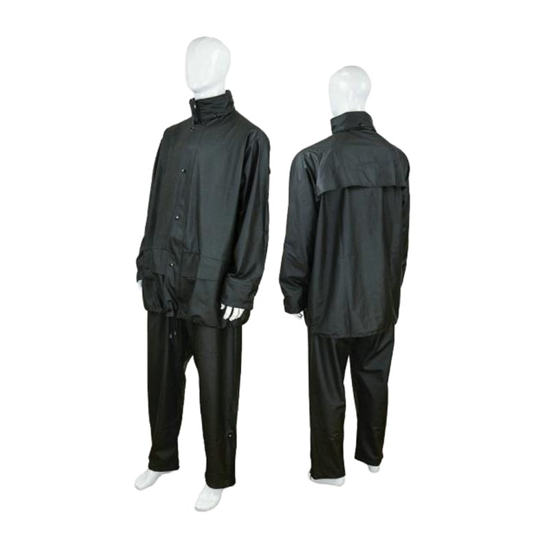 RC401 Impermeable PU transpirable con capucha invisible y doble bolsillo