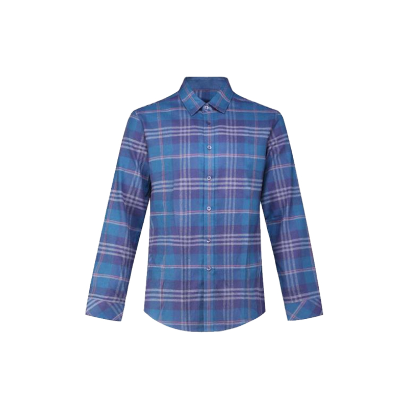 S02 Camisa de trabajo de algodón a cuadros transpirable de alta comodidad