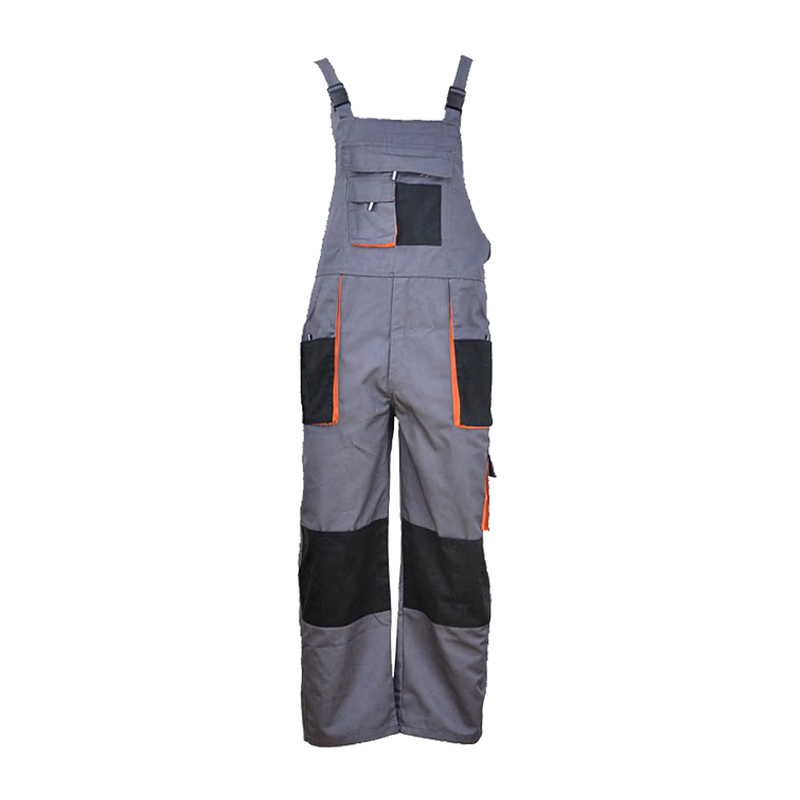 T13 Pantalones con peto de sarga de algodón resistentes al desgaste