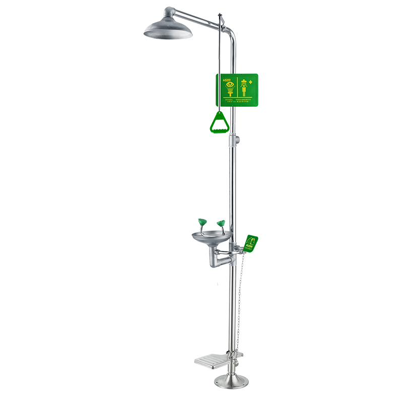 EW-03A Unidad combinada de ducha y lavaojos