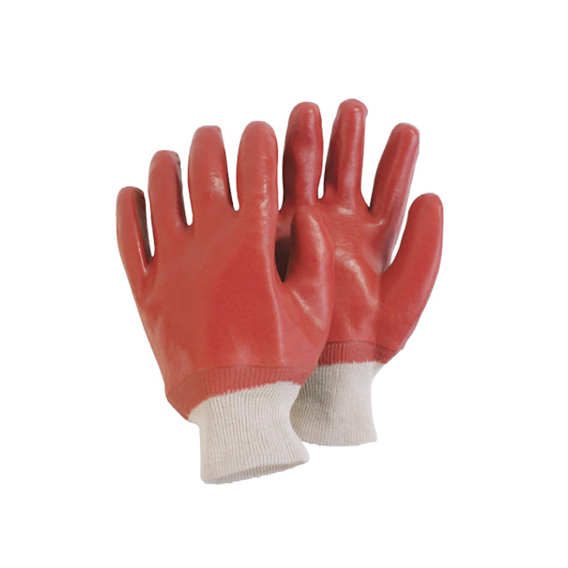Guantes industriales de seguridad recubiertos de PVC LG022