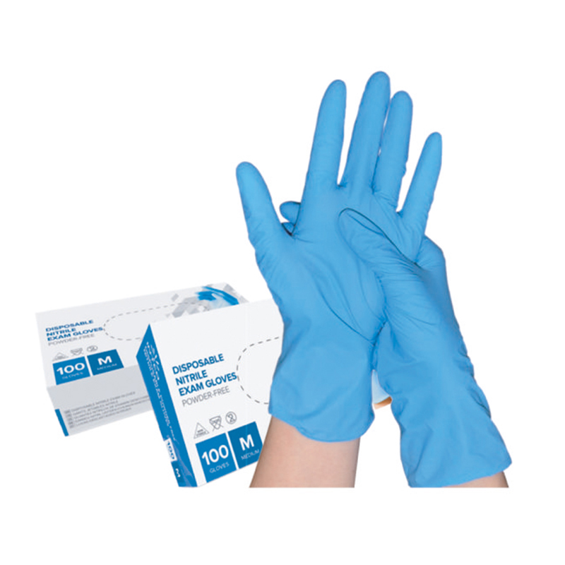 Guantes de examen desechables de nitrilo LG046